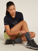 Womens Merino Hike+ Medium Crew Socks Obsisian/Black 0A578I