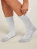 Womens Merino Hike+ Medium Crew Socks Ether/Alloy 0A578I