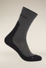 Womens Merino Hike+ Light Crew Socks Obsisian/Black  0A578K