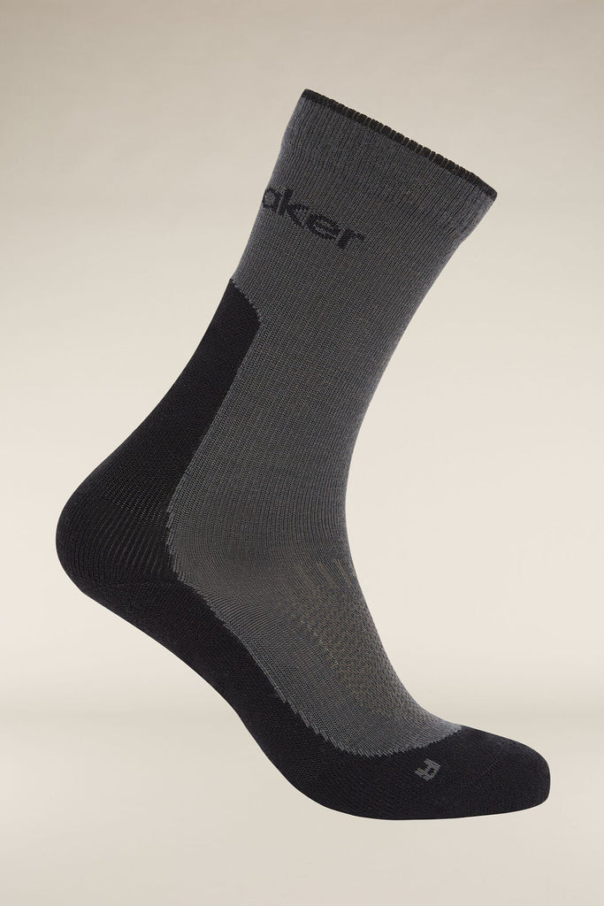 Womens Merino Hike+ Light Crew Socks Obsisian/Black  0A578K