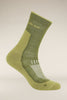 Womens Merino Hike+ Light Crew Socks Sphagnum/Olive  0A578K