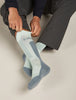 Mens Merino Hike+ Medium Crew Socks Mint/ Blue Ash A578M