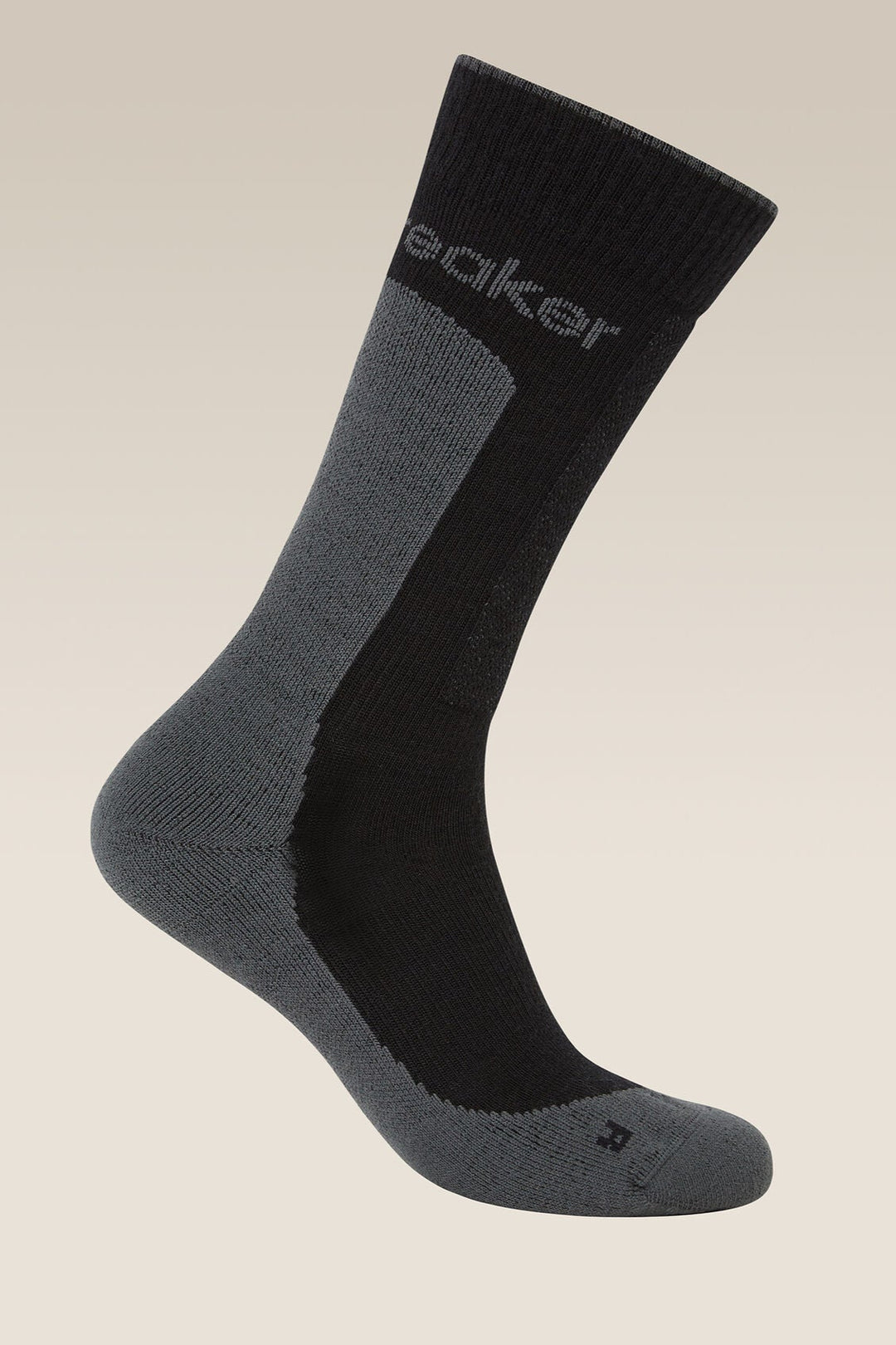 Mens Merino Hike+ Medium Crew Socks Black/Obsidian  A578M