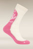 Womens Merino Hike+ Light Crew Socks Fresh Fern Chalk/Pop  0A578V