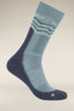 Mens Merino Hike+ Medium Crew Socks Across the Peaks Blue Ash/Graphite 0A578Z
