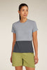 Womens Merino 200 Waffle Elevation Short Sleeve T-Shirt-Alloy 0A5792