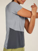 Womens Merino 200 Waffle Elevation Short Sleeve T-Shirt-Alloy 0A5792