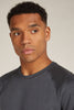 Mens Merino 200 Waffle Elevation S/S T-Shirt Obsidian  0A5793