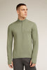 Mens Merino Anniversary Original Long Sleeve Half Zip Lichen  0A579D