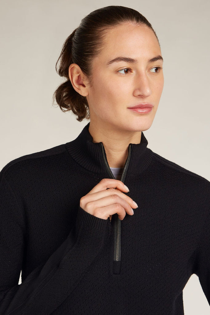 Womens Merino 300 Original Long Sleeve Half Zip Top