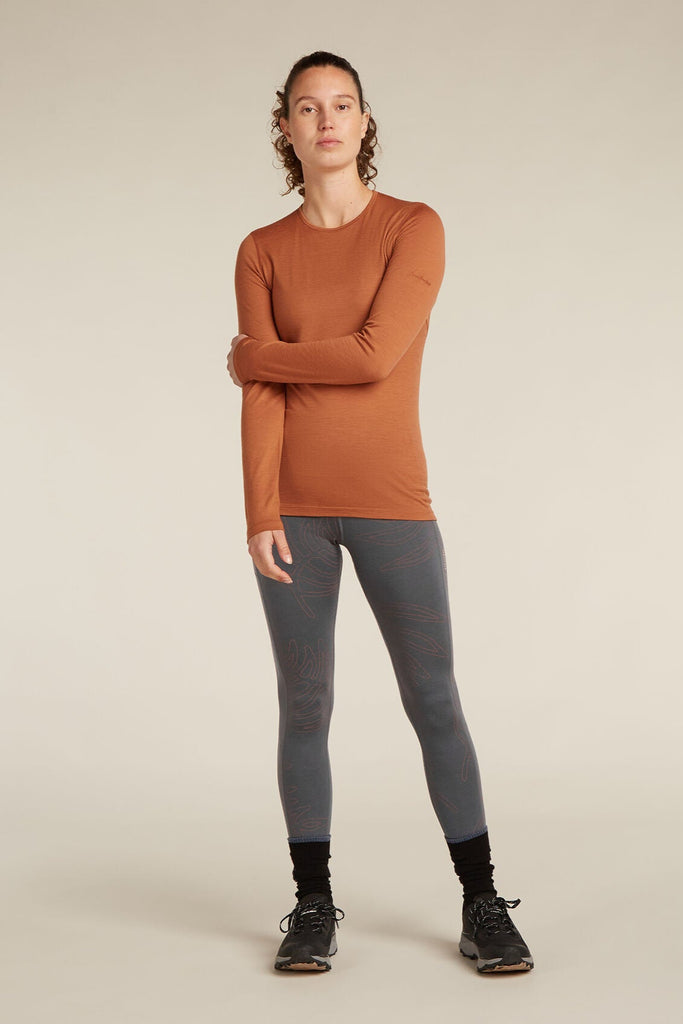 Womens Merino 260 Fastray 25" High Rise Tights Fresh Ferns Obsidian Carob 0A579U
