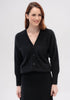 Womens Karo Cardi  Jet 100207