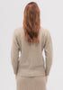 Womens Karo Cardi  Latte 100207