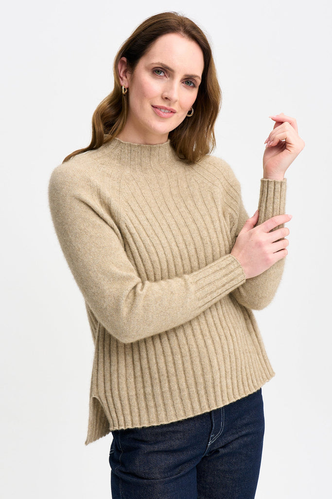 Womens Emilia Sweater Latte 100212