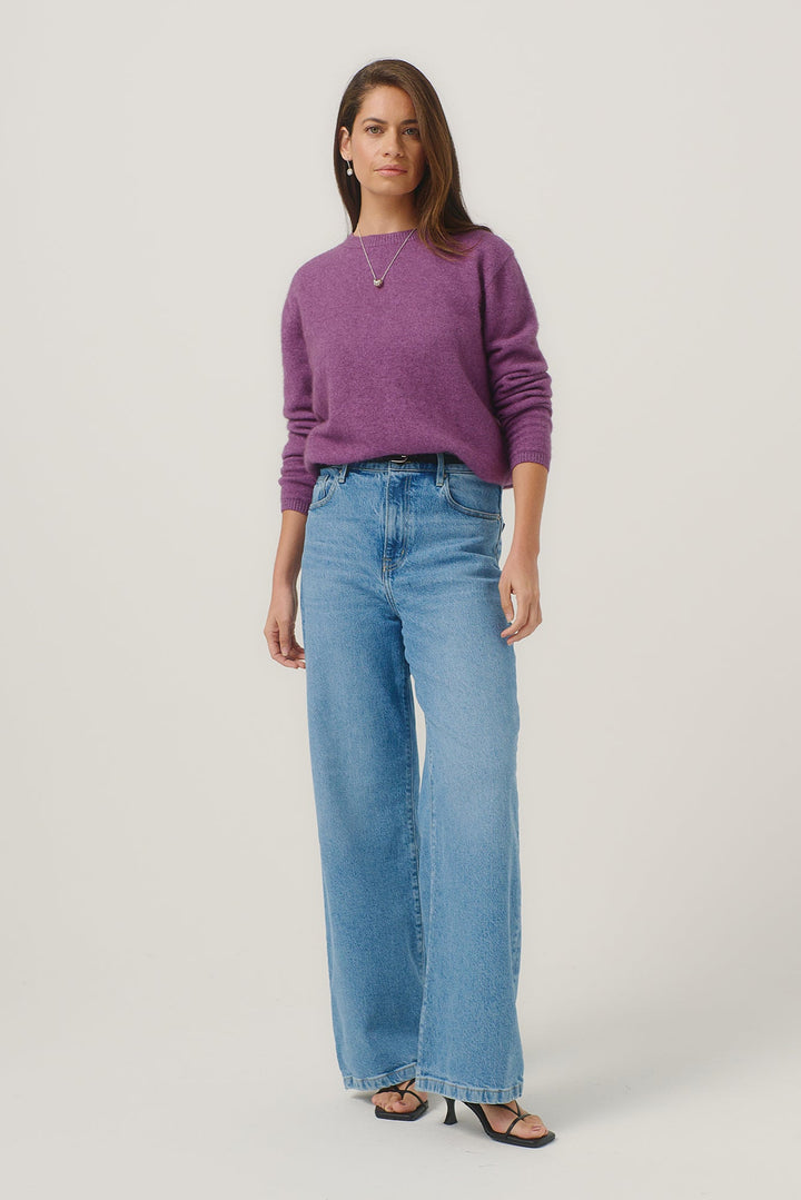 Womens Mia Crew Lilac 100296