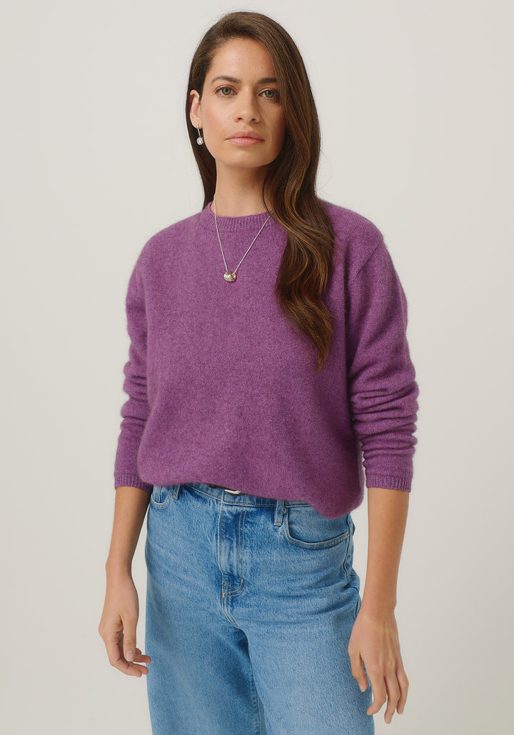 Womens Mia Crew Lilac 100296