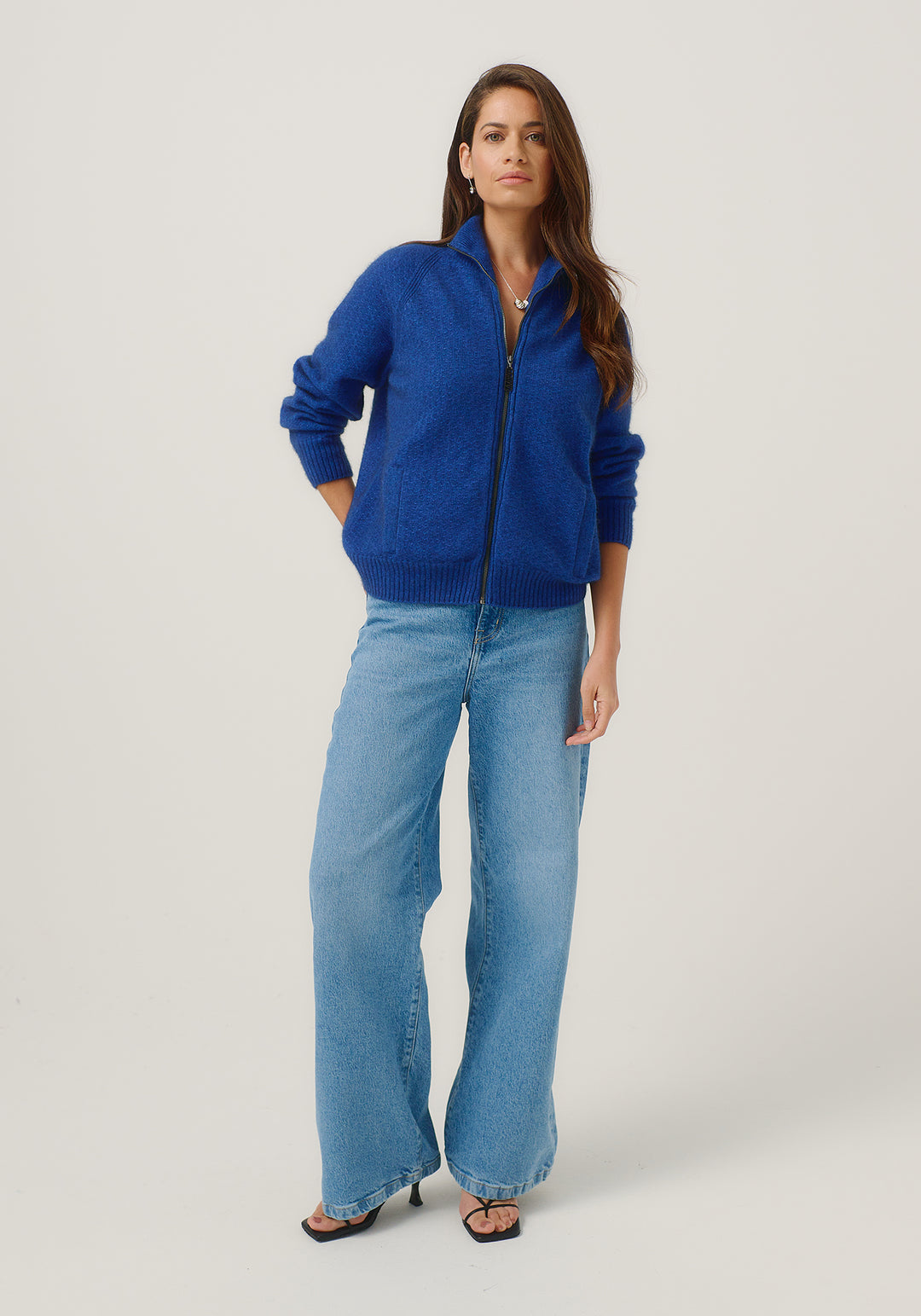 Womens Arianne Jacket Dusty Blue 100300