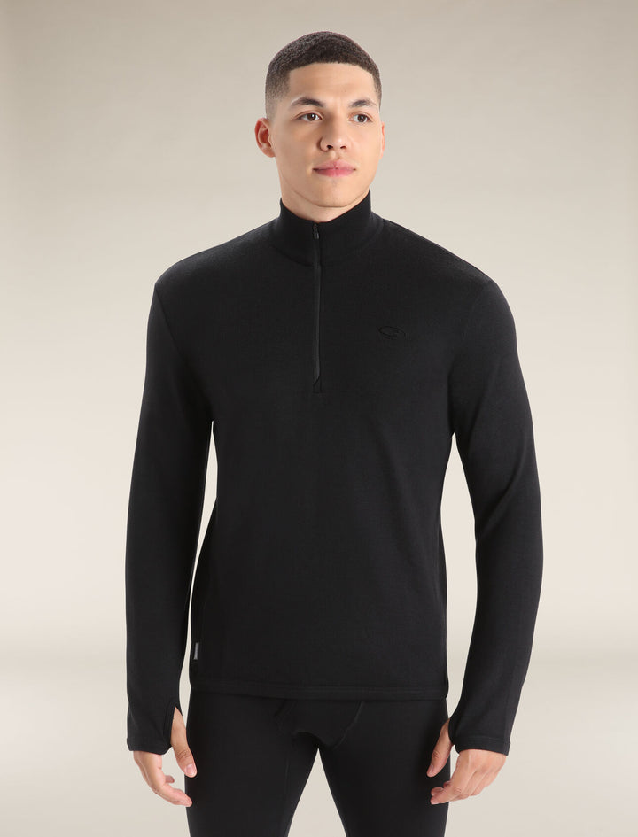 Mens Merino 300 Original Long Sleeve Half Zip Top