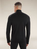 Mens Merino 300 Original Long Sleeve Half Zip Top Black B00871