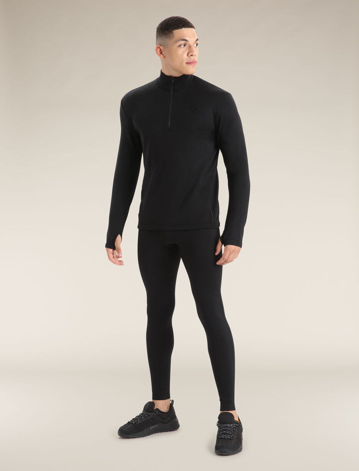 Mens Merino 300 Original Long Sleeve Half Zip Top