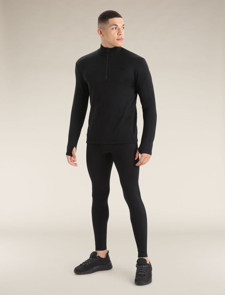 Mens Merino 300 Original Long Sleeve Half Zip Top