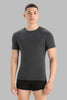 Mens Anatomica SS Crewe Jet Heather 103033