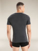 Mens Anatomica SS Crewe Jet Heather 103033