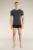 Mens Anatomica SS Crewe Jet Heather 103033