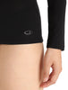 Womens Merino 150  Siren LS Sweetheart Black 103194