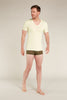 Mens Anatomica SS V Tee Undyed 103661