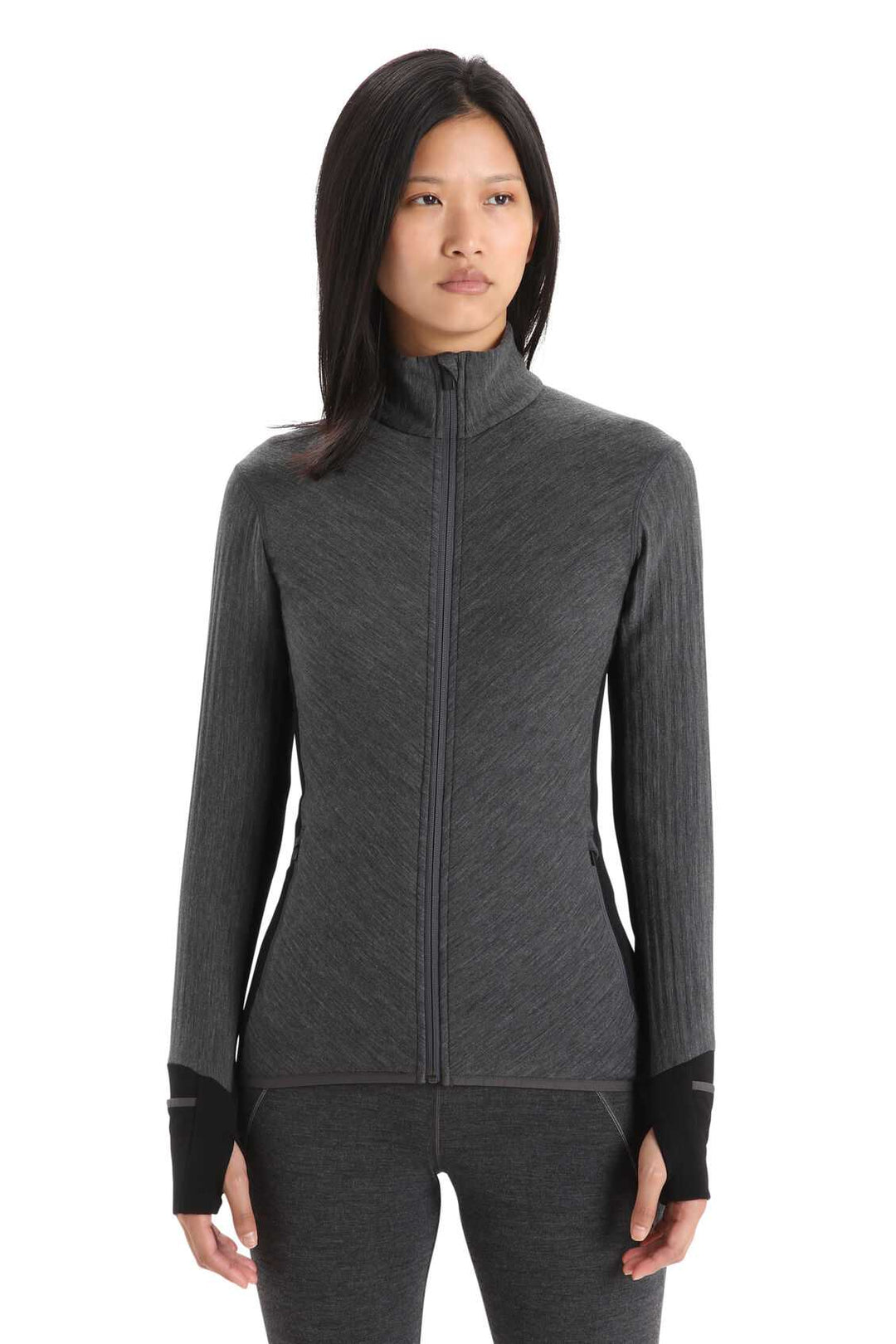 Womens RealFleece™ Merino Descender Long Sleeve Zip Jacket
