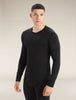 Mens 200 Oasis LS Crewe Black 104365