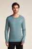 Mens 200 Oasis LS Crewe Blue Ash 104365