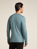 Mens 200 Oasis LS Crewe Blue Ash 104365