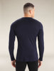 Mens 200 Oasis LS Crewe Midnight Navy 104365