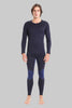 Mens Merino 260 Tech LS Crew Neck Thermal Top Midnight Navy 104371