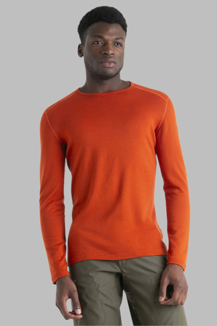 Mens Merino 260 Tech LS Crew Neck Thermal Top Molten 104371