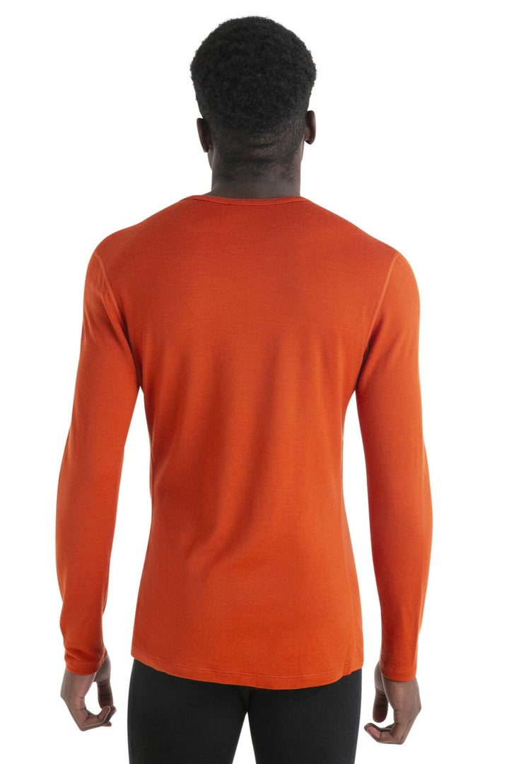 Mens Merino 260 Tech LS Crew Neck Thermal Top Molten 104371