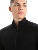 Mens Merino 260 Tech LS Half Zip Thermal Top Black  B04372
