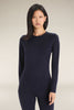 Womens 200 Oasis LS Crewe Midnight Navy 104375
