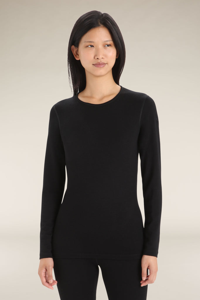 Womens 260 Tech LS Crewe Black IB104387