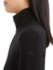 Womens 260 Tech LS Half Zip Black B04390