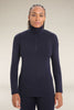 Womens 260 Tech LS Half Zip Midnight Navy  B04390