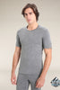 Mens 200 Oasis SS Crewe Gritstone Heather 104509