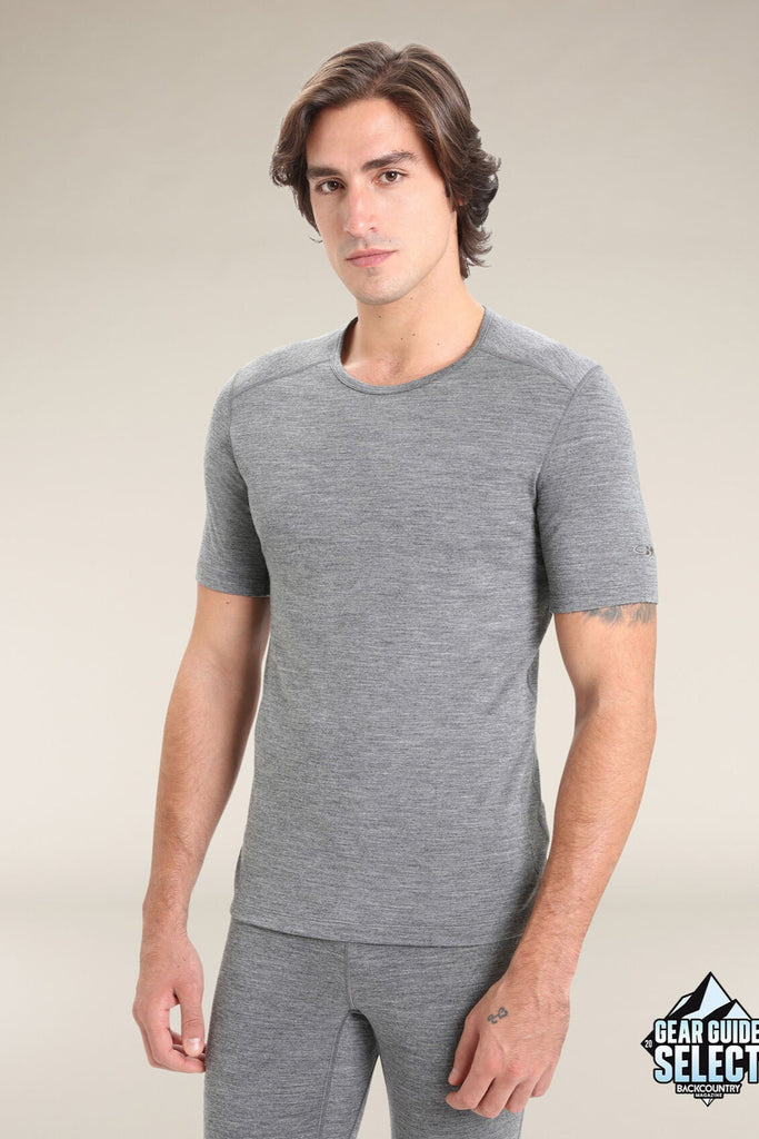 Mens 200 Oasis SS Crewe Gritstone Heather 104509