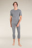 Mens 200 Oasis SS Crewe Gritstone Heather 104509