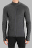 Mens Descender LS Zip - Jet Heather / Black