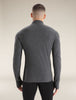 Mens Descender Long Sleeve Zip Jacket Jet HTHR / Black B04853