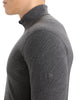 Mens Descender LS Zip  Jet Heather / Black 104853