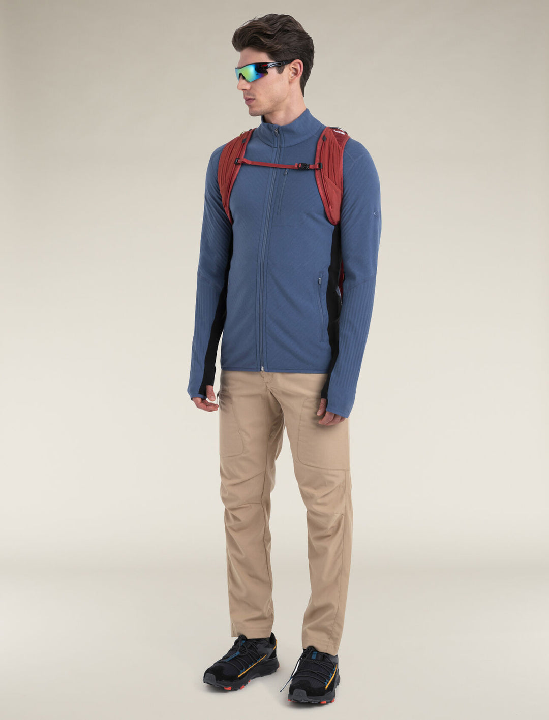 Mens Descender Long Sleeve Zip Jacket